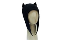 Стильная шапка удлиненные ушки "Кошка"